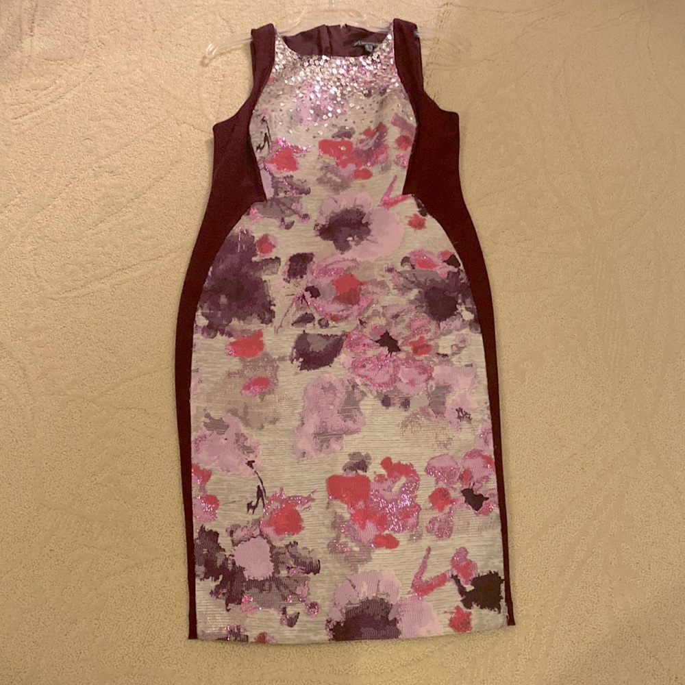 Purple multi color design